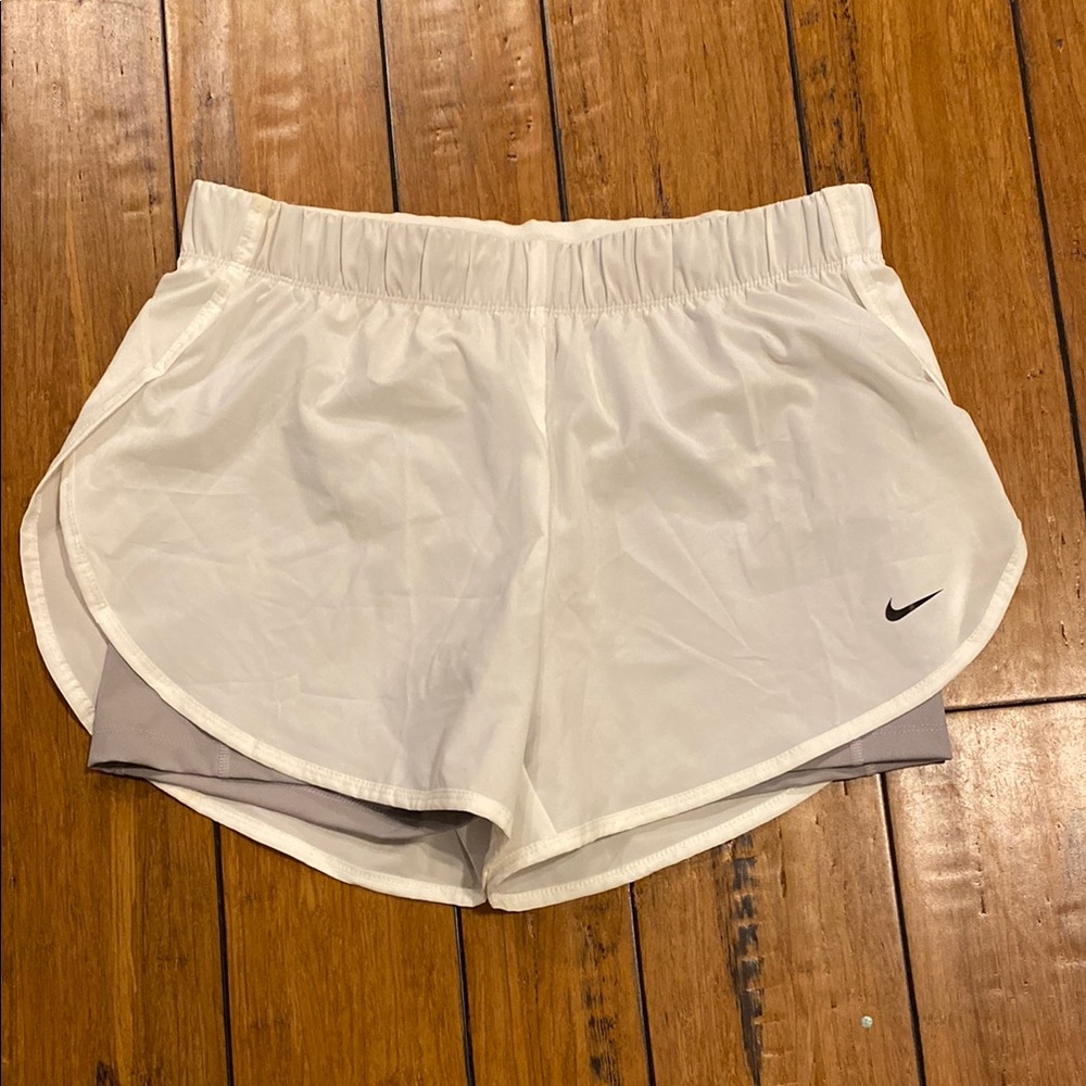 Nike Women's White Running Shorts